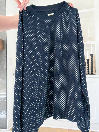 Penny Long Sleeve Polka Dot Top