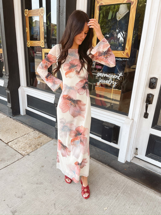 Ariana Floral Maxi Dress