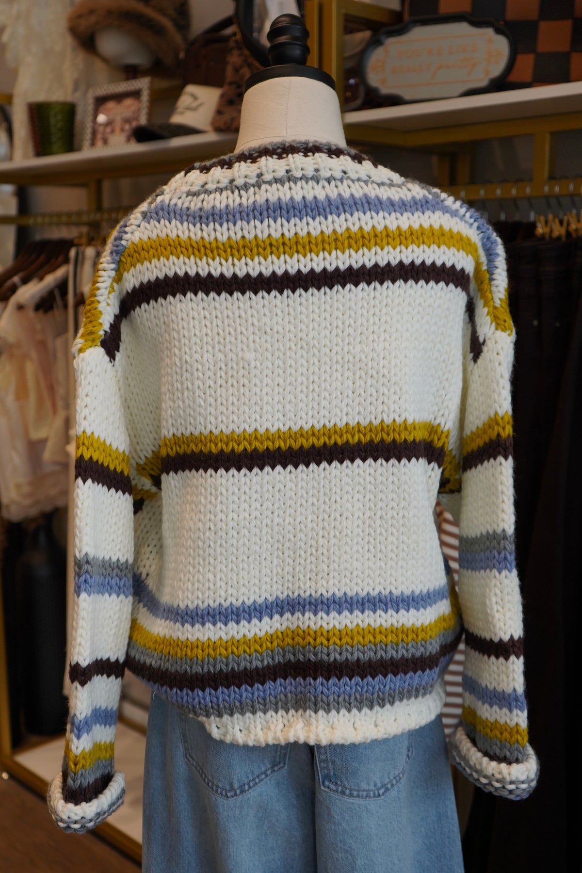 Amelia Stripe Sweater