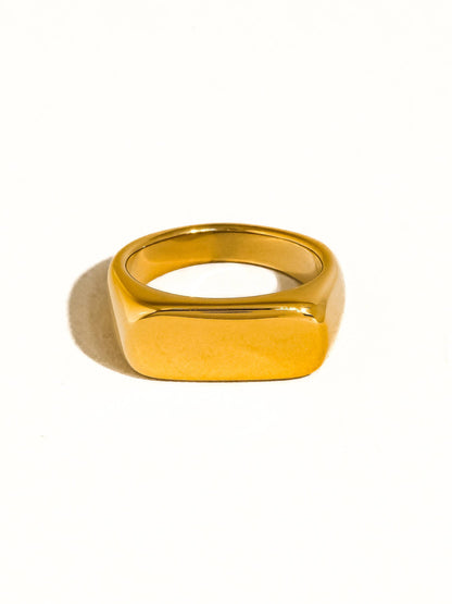 Glayce Classic Signet Ring | Waterproof Jewelry