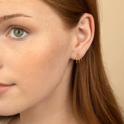 Selena Semi Hoops | Waterproof Jewelry