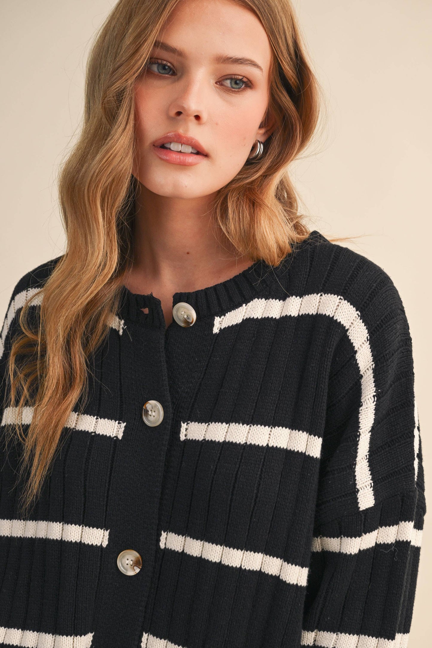 Tess Stripe Sweater and Shorts Set