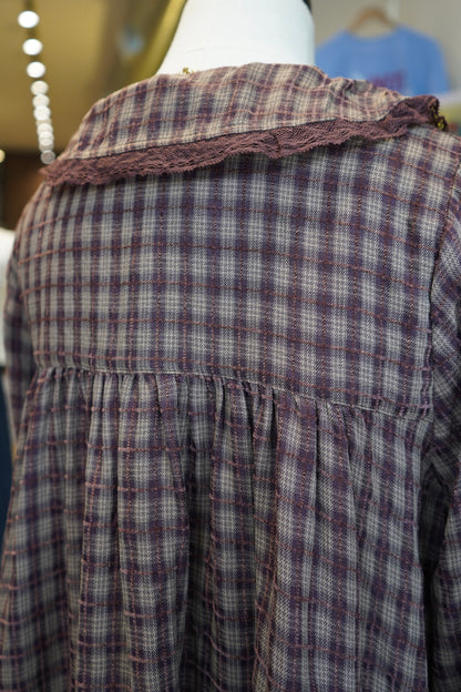 Alexis Plaid Blouse