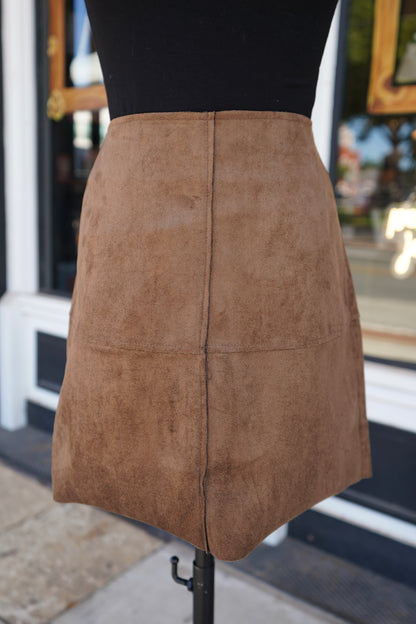 Sienna Suede Mini Skirt