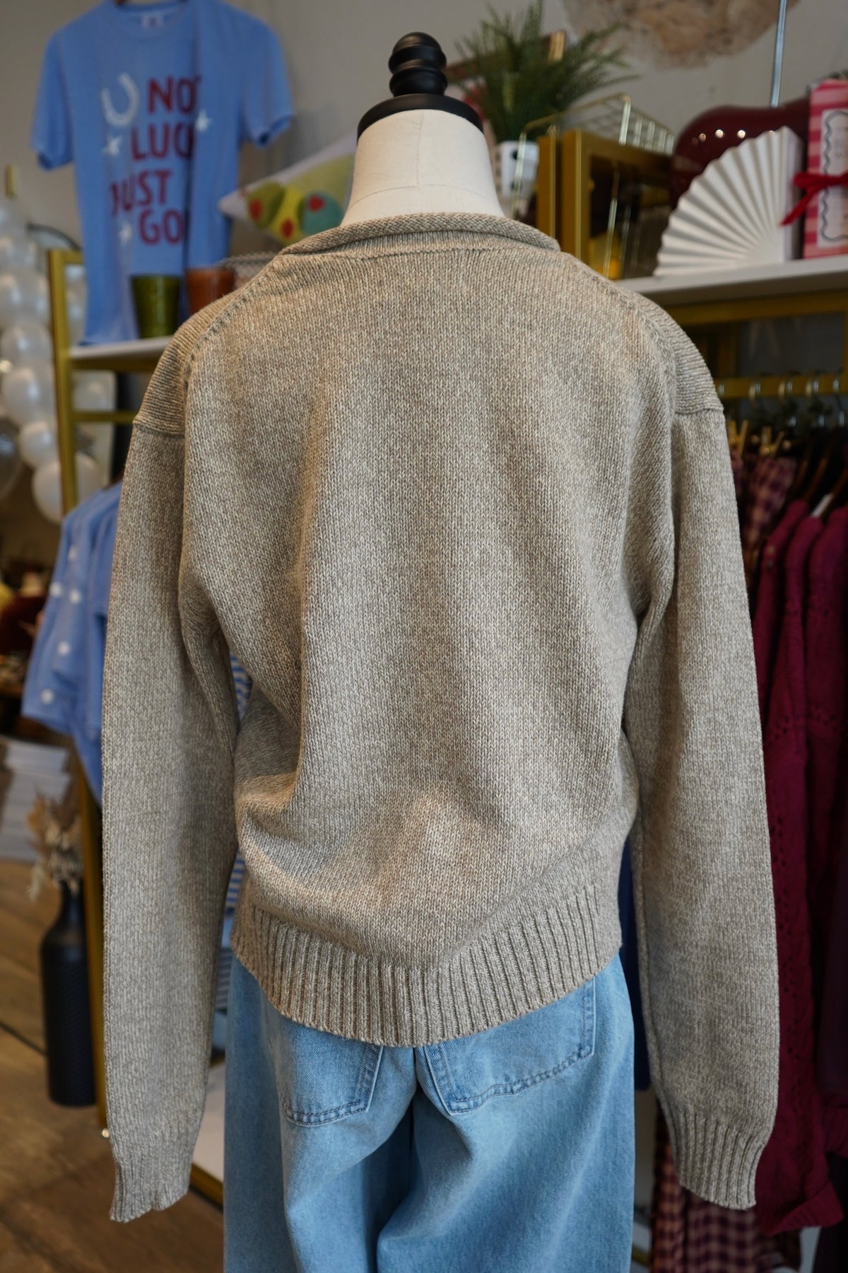 Teddy Bear Knit Sweater