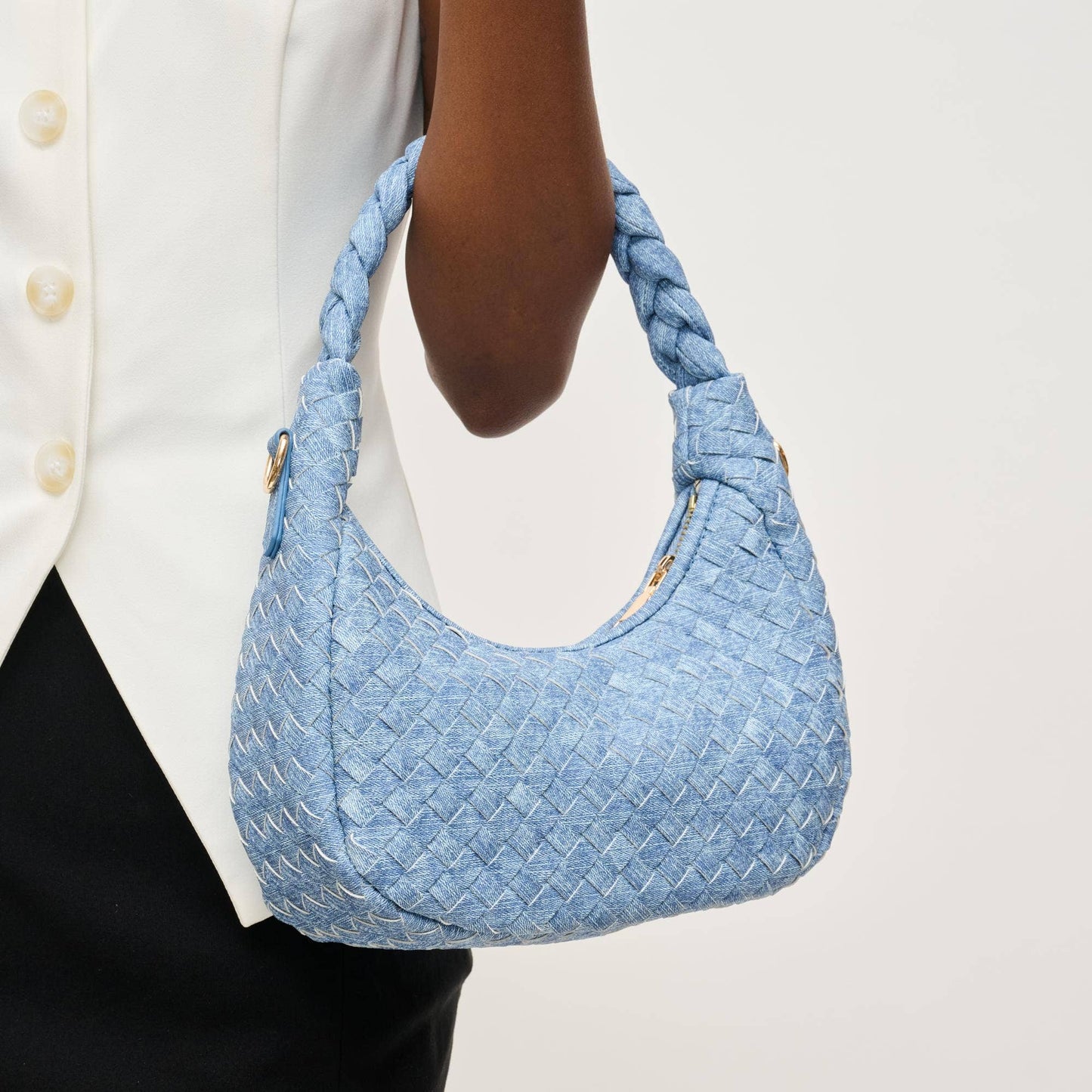 Laken Woven Shoulder Bag Crossbody