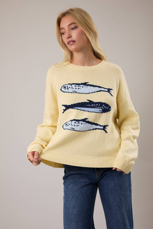 Sally Sardine Sweater