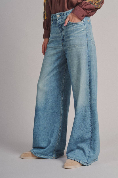 Kallie Faux Denim Sweatpants