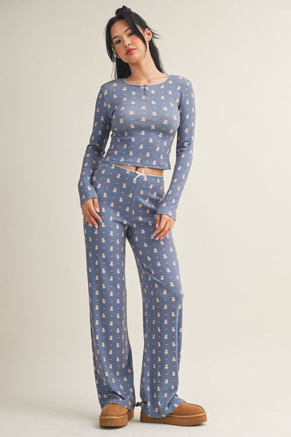 Beary Sweet Pointelle Set