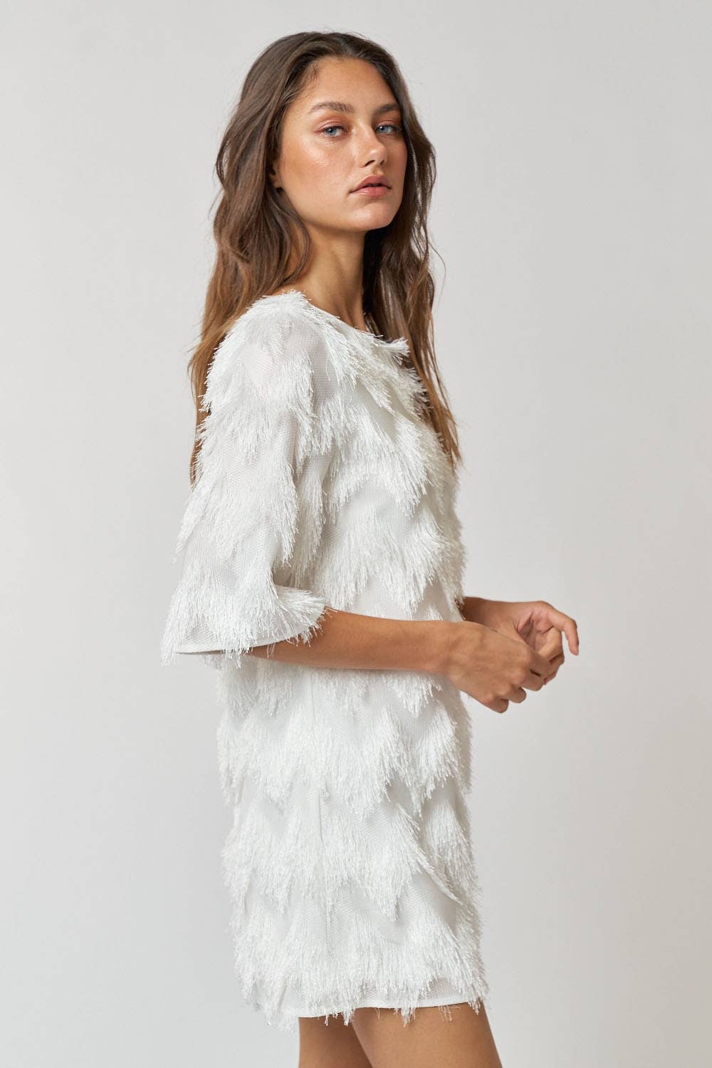 Wren Fringe Mini Dress