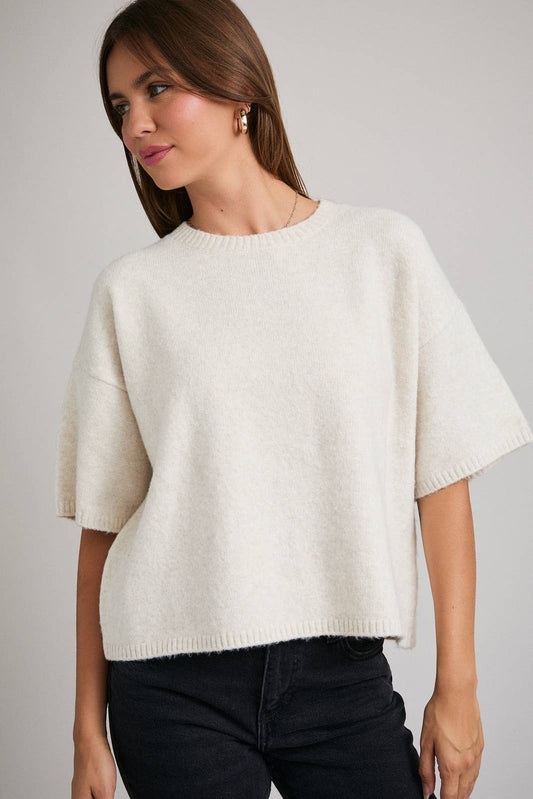 Jessie Boxy Sweater Tee