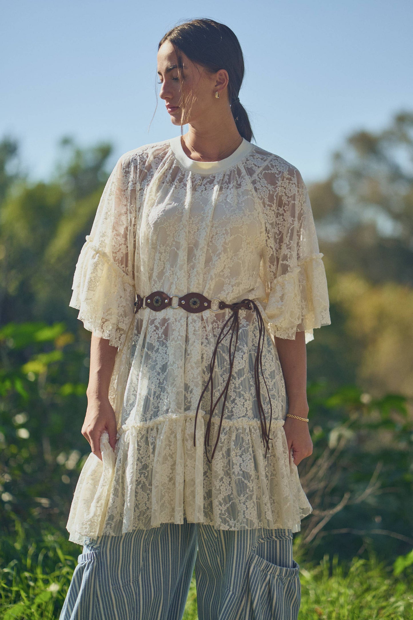 Gabbi Lace Tunic Top