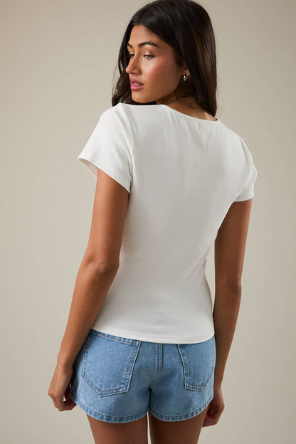 Lila Henley Short Sleeve