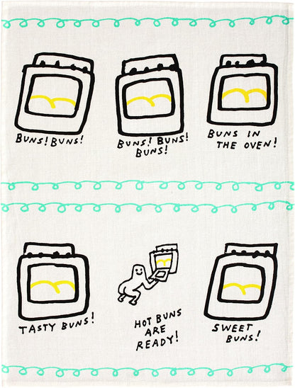 Hot Buns Dish Towel