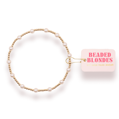 June Pearl Bracelet | BEADED BLONDES