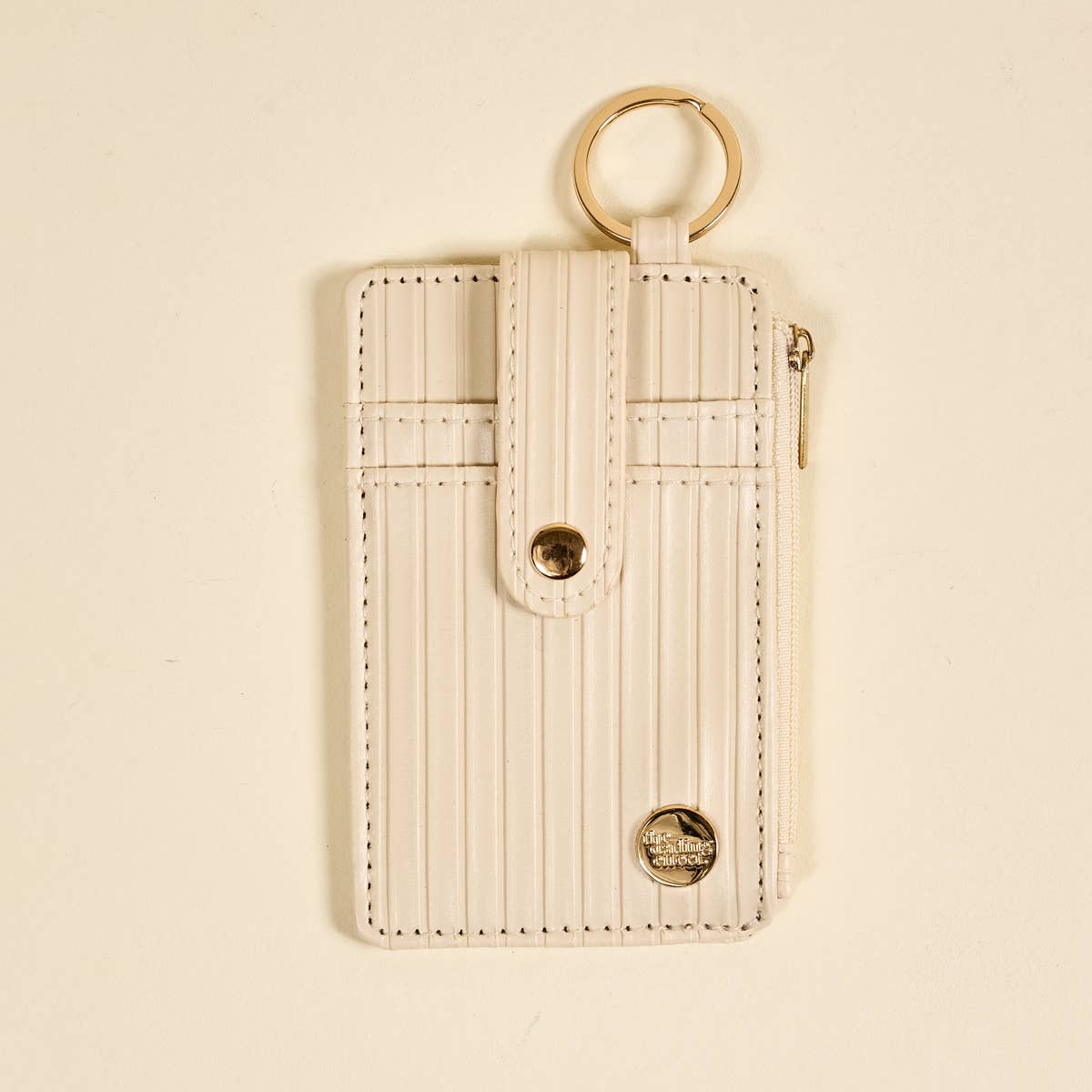 Ripple Ridge Keychain Wallet