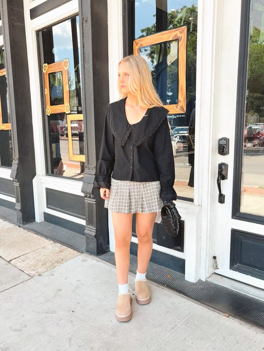Jenny Bib Collar Blouse