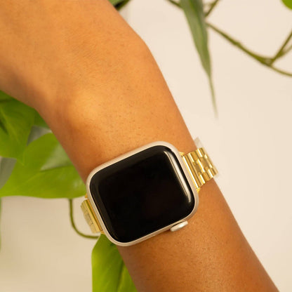 Chic Gold Smart Watch Band | Waterproof Jewelry