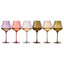 Let's Wine: Colored Wine Glass Set