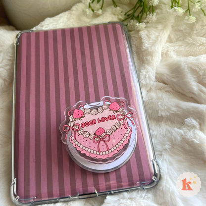 Vintage Cake Book Lover Kindle Grip