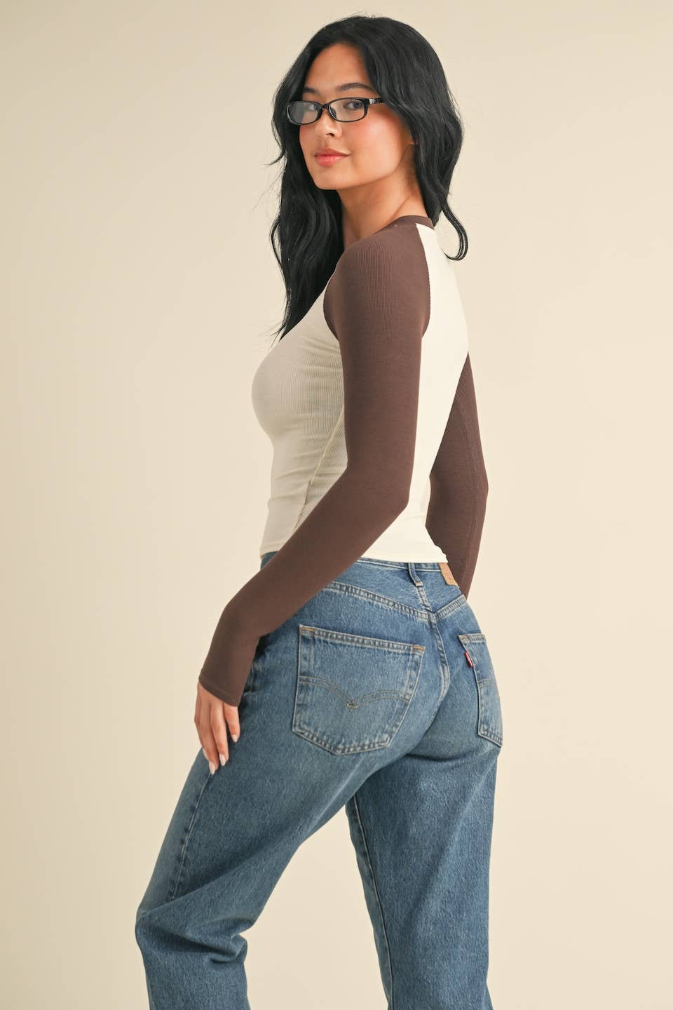 Britt Raglan Long Sleeve Tee