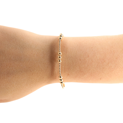 ILY Bracelet in Gold | BEADED BLONDES