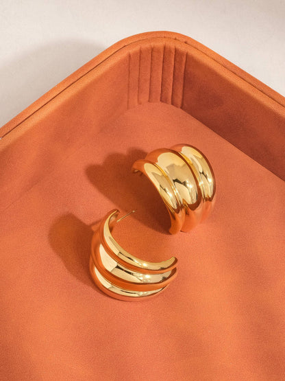 Colton Spiral Earring | Waterproof Jewelry