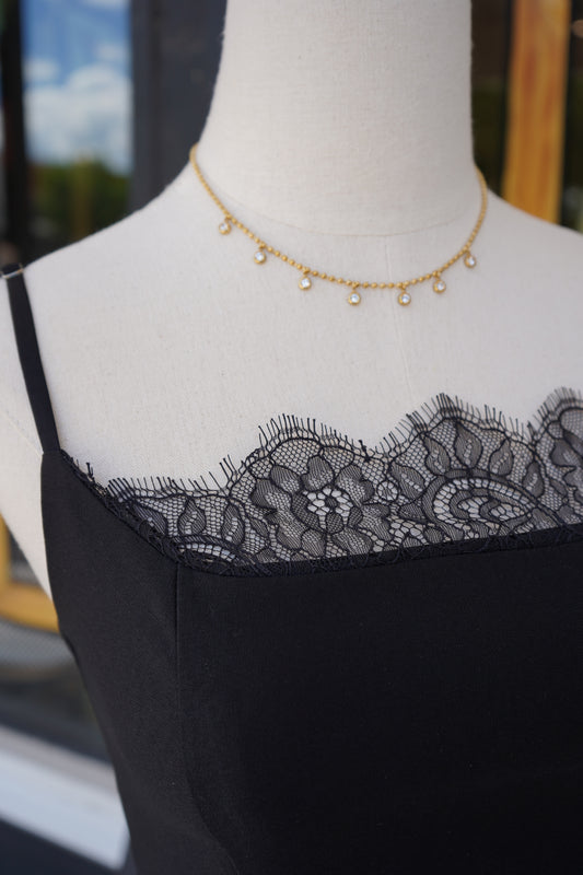 Karlie Lace Square Neck Tank