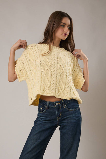 Bonnie Short Sleeve Sweater