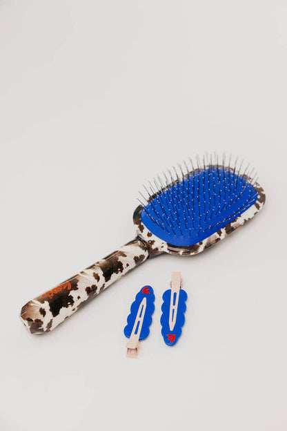 Cow Print Scalp to Ends Brush | KAXI