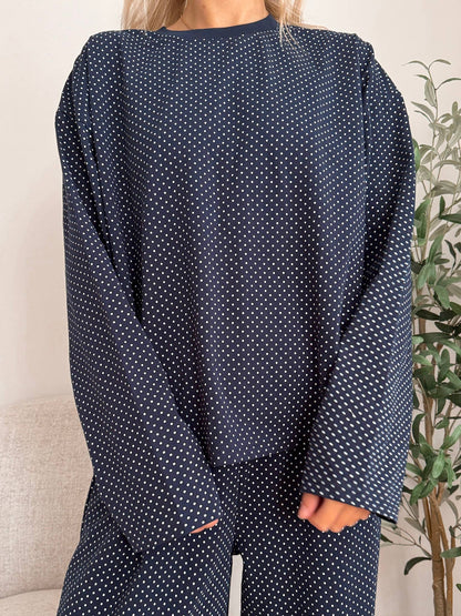 Penny Long Sleeve Polka Dot Top