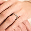 Silver Diamond Ring Band | Waterproof Jewelry