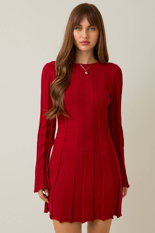 Gem Sweater Mini Dress