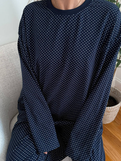 Penny Long Sleeve Polka Dot Top