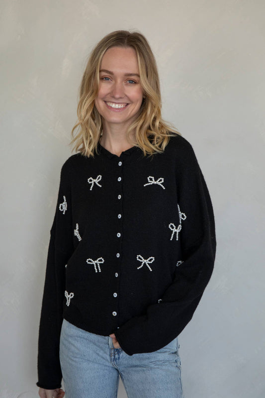 Emma Cardigan | Pearl Ribbons