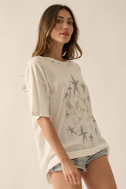 Stars And Doves Graphic Tee