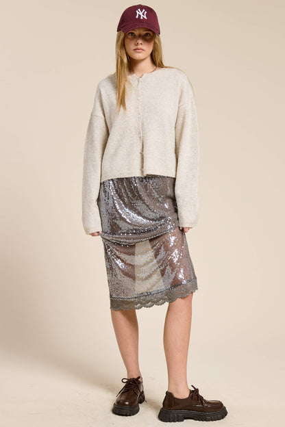 Varsity Patch New York Knit Cardigan