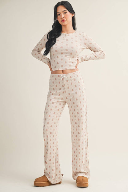 Beary Sweet Pointelle Set