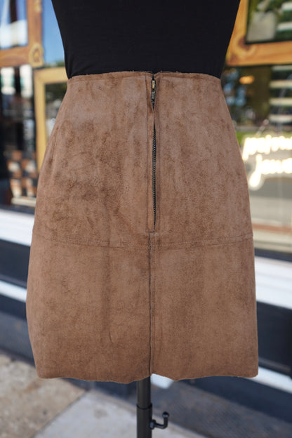 Sienna Suede Mini Skirt