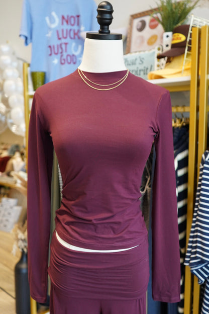 Piper Soft Knit Jersey Long Sleeve Tee