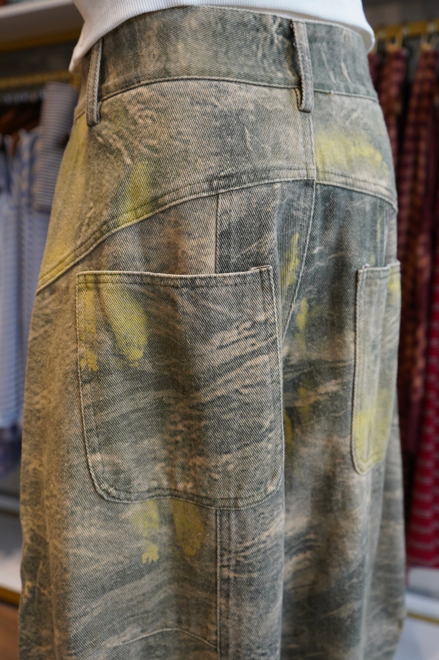 Josie Camo Barrel Jeans