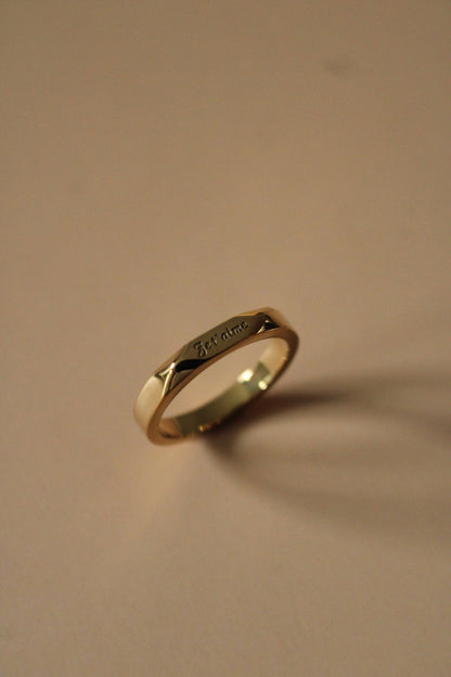 Je t'aime Ring | Waterproof Jewelry