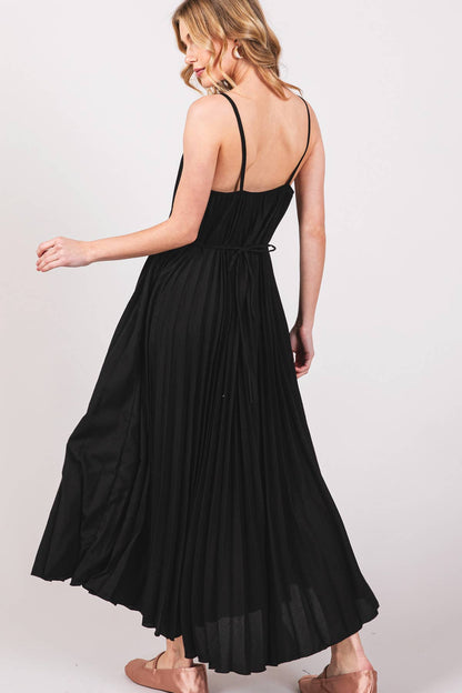 Nina Pleated Midi Dress