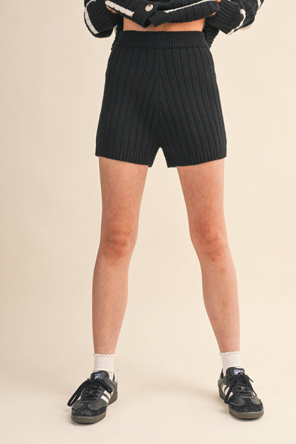 Tess Stripe Sweater and Shorts Set