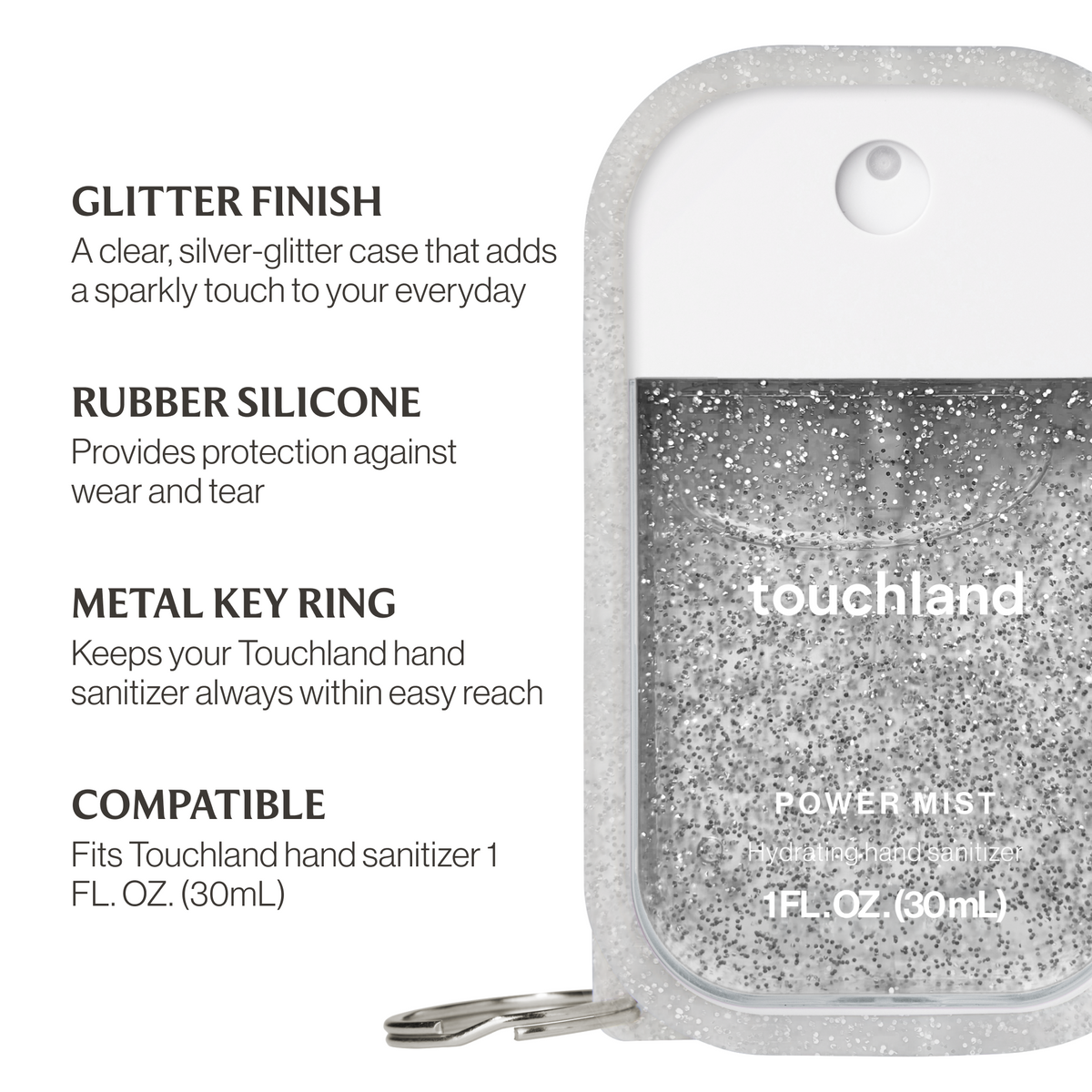 Frosted Sparkle Hand Mist Case | Touchland