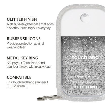 Frosted Sparkle Hand Mist Case | Touchland