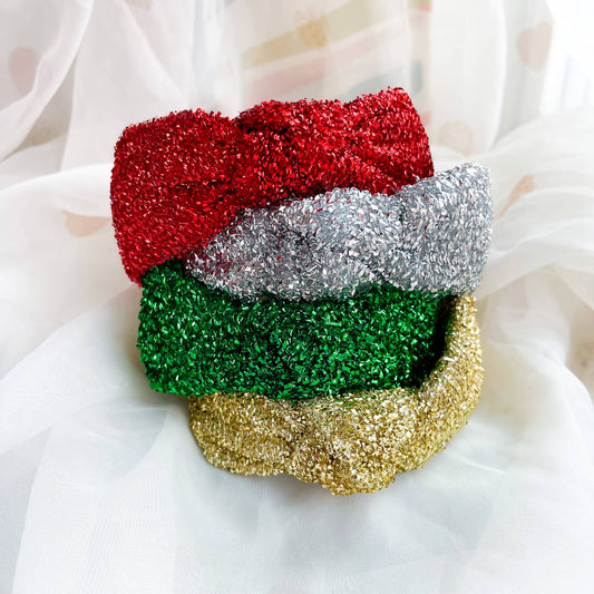 Tinsel Holiday Headband