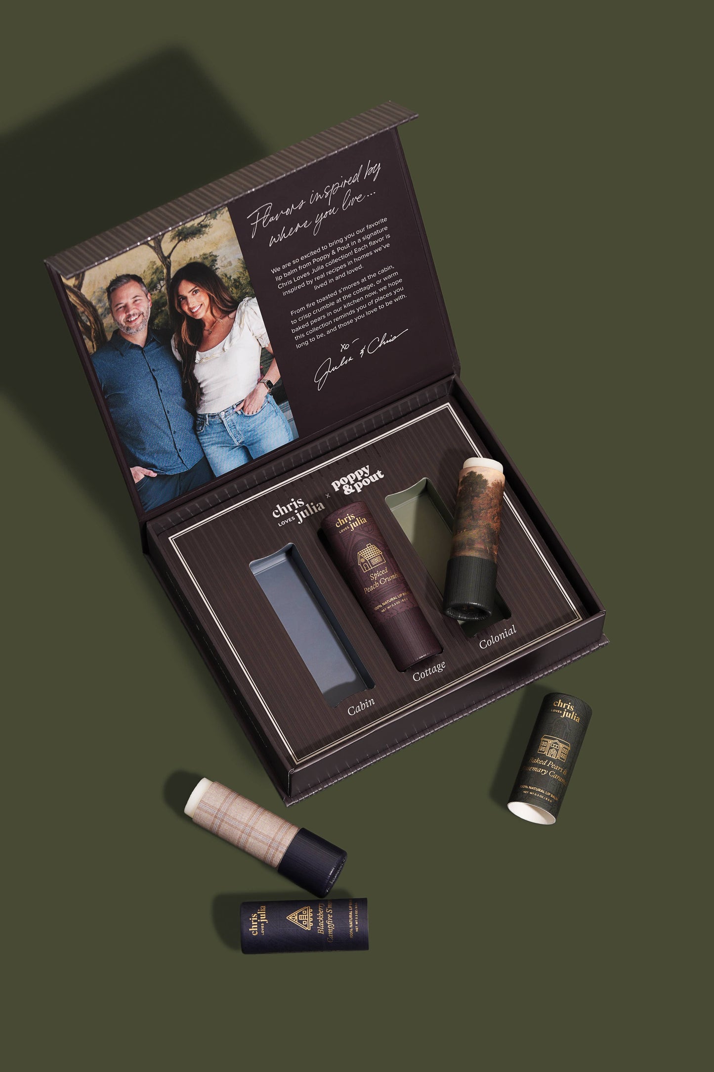 Chris Loves Julia Lip Balm Trio | Poppy & Pout