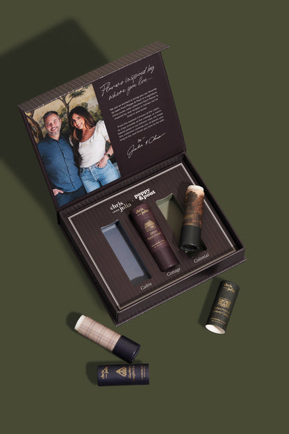 Chris Loves Julia Lip Balm Trio | Poppy & Pout