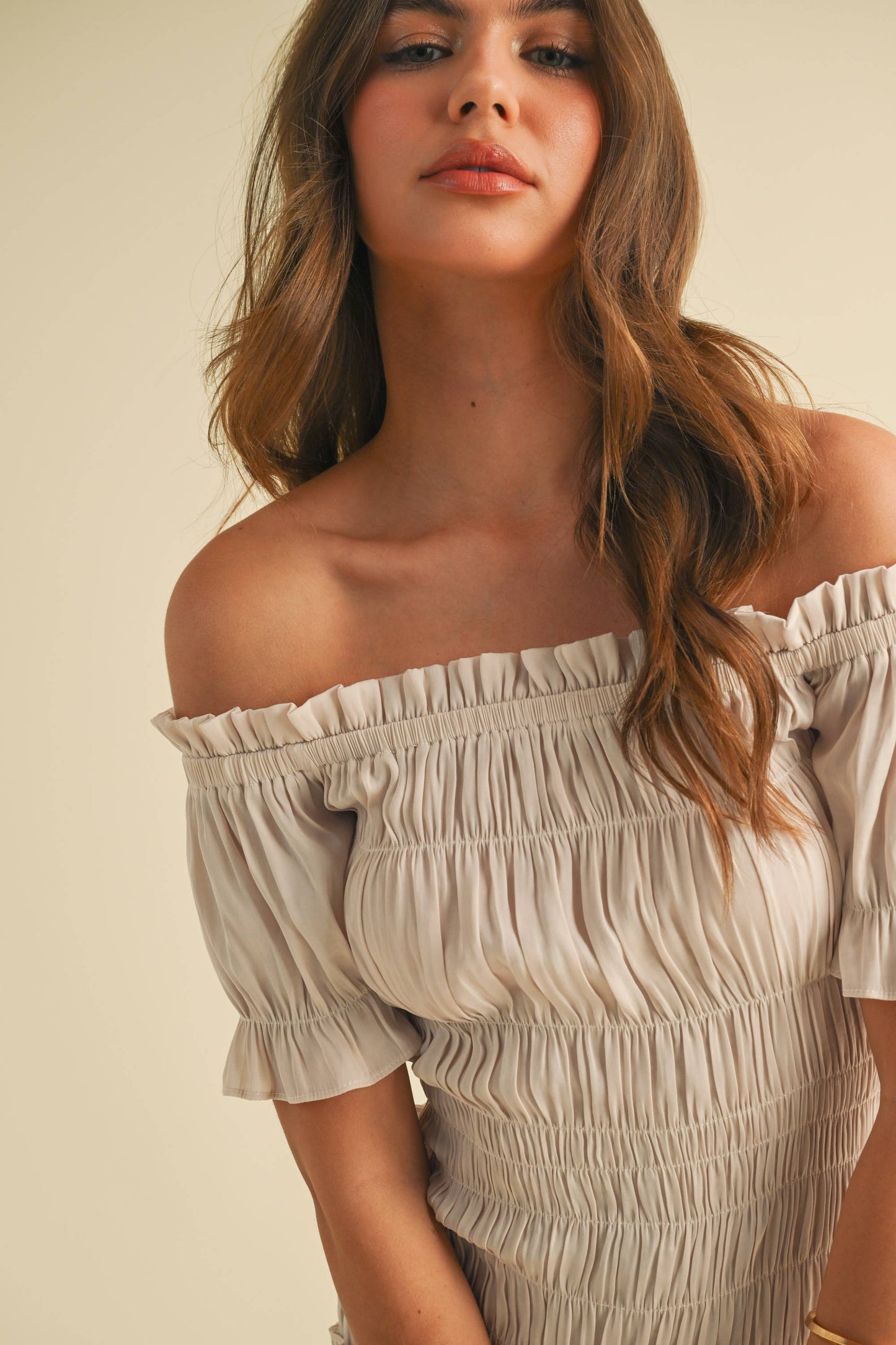 Ida Smocked Mini Dress